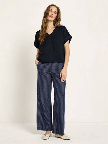 LANIUS BLUSENSHIRT AUS TENCEL Midnight