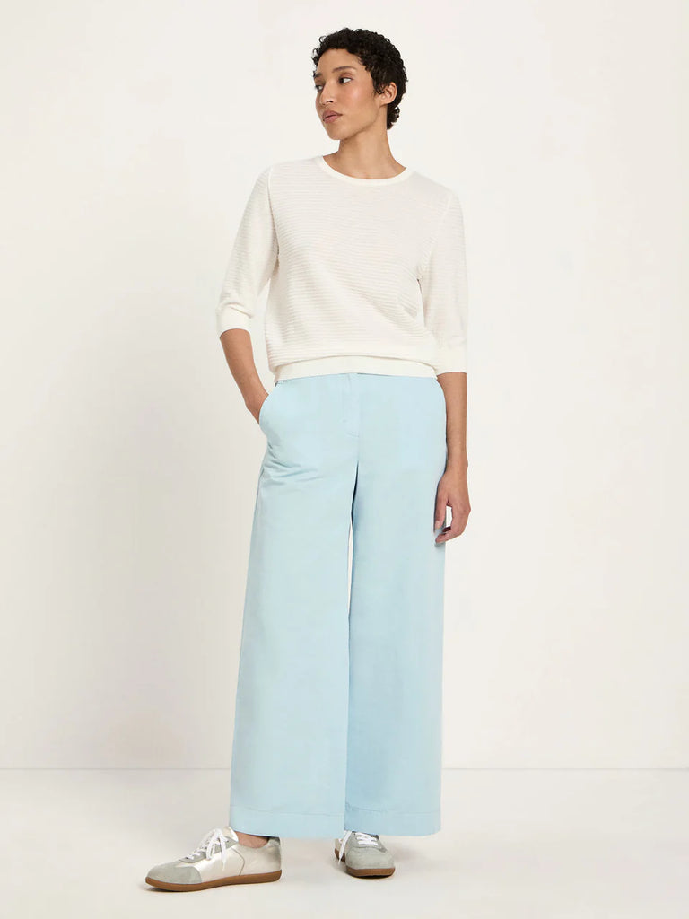 LANIUS HALBARMPULLOVER GOTS Off White