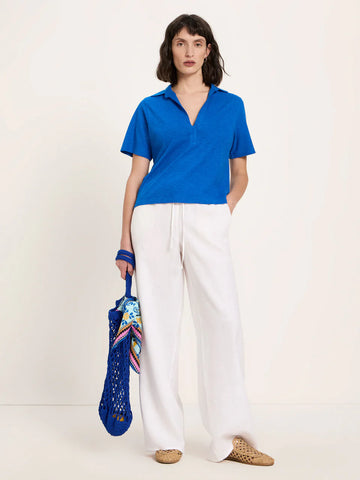 LANIUS SHIRT MIT POLO KRAGEN OCS Lapis