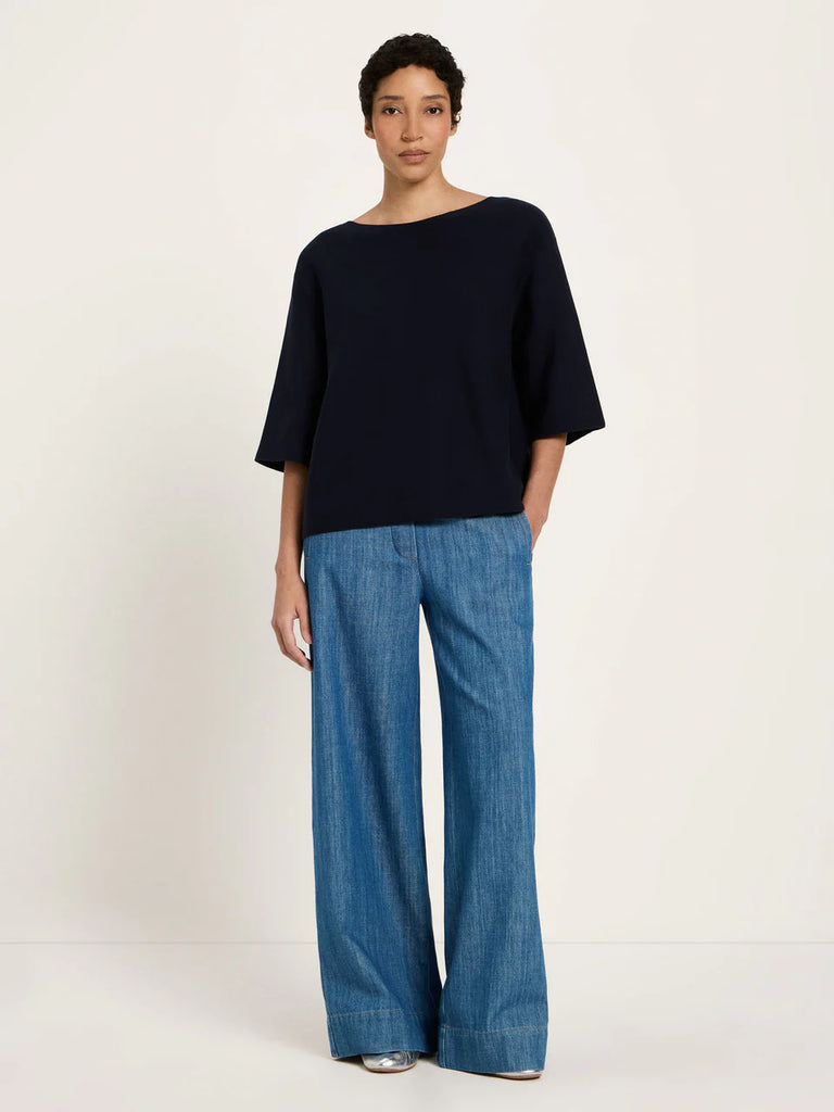 LANIUS U-BOOT PULLOVER GOTS Midnight