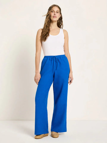 LANIUS HOSE GOTS MIT TUNNELZUG Lapis