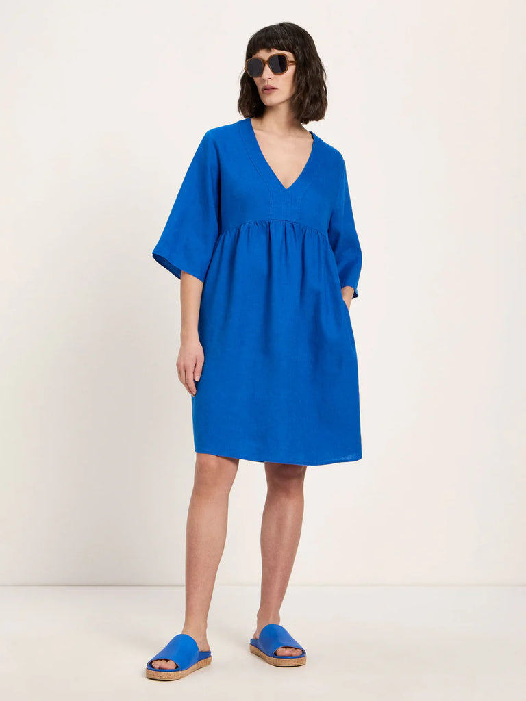 LANIUS KLEID GOTS AUS BIO-LEINEN Lapis