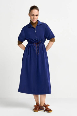 RICH&ROYAL MIDIKLEID MIT HEMDKRAGEN Midnight Blue