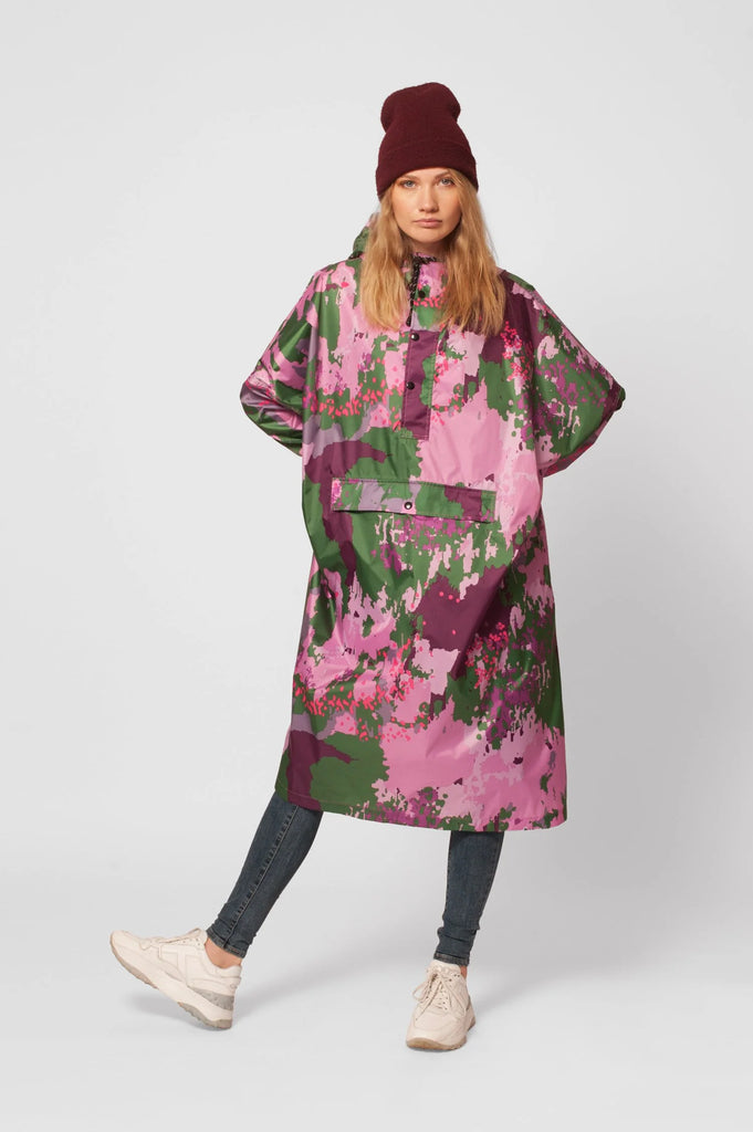 Rainkiss Rain Poncho Digi Spring Camo