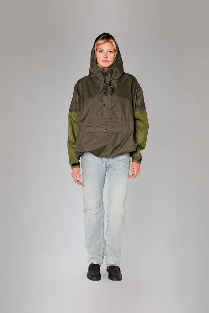 RAINKISS ANORAK Herringbone