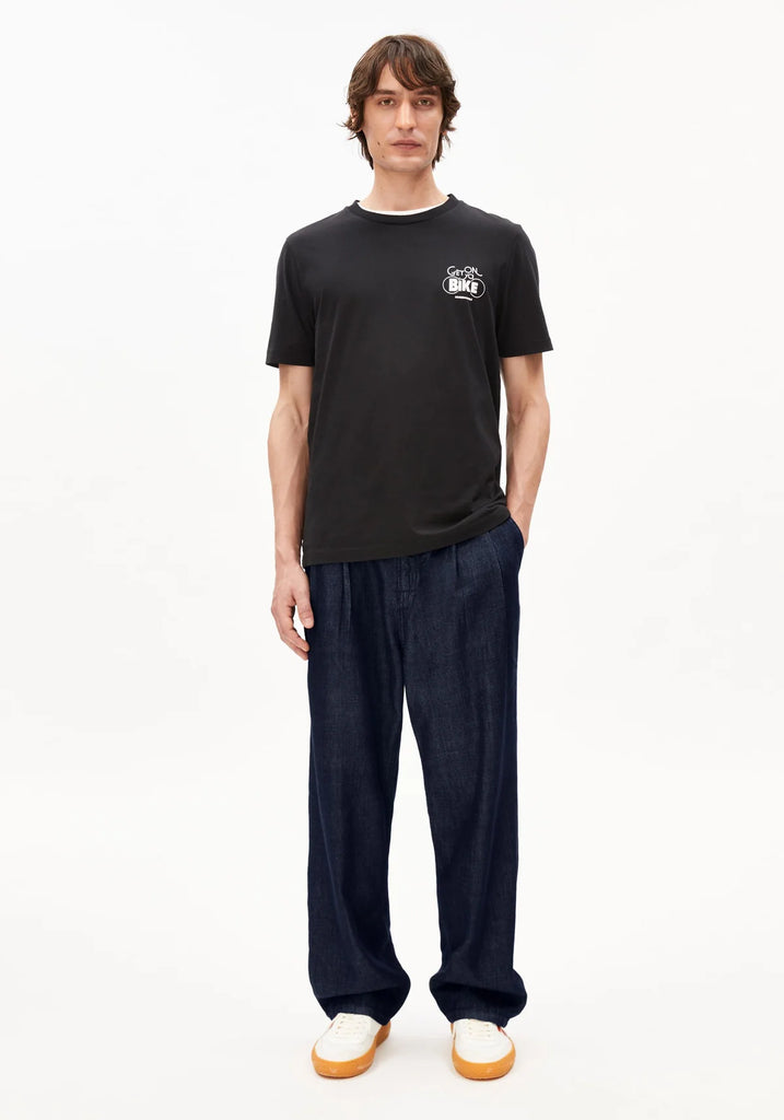 ARMEDANGELS JAAMES BIKE T-SHIRT Black