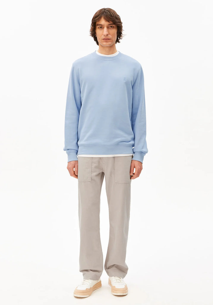 ARMEDANGELS BAARO LOOP SWEATSHIRT Wedgwood