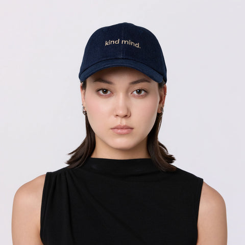 DAWN KIND MIND CAP Dark Blue