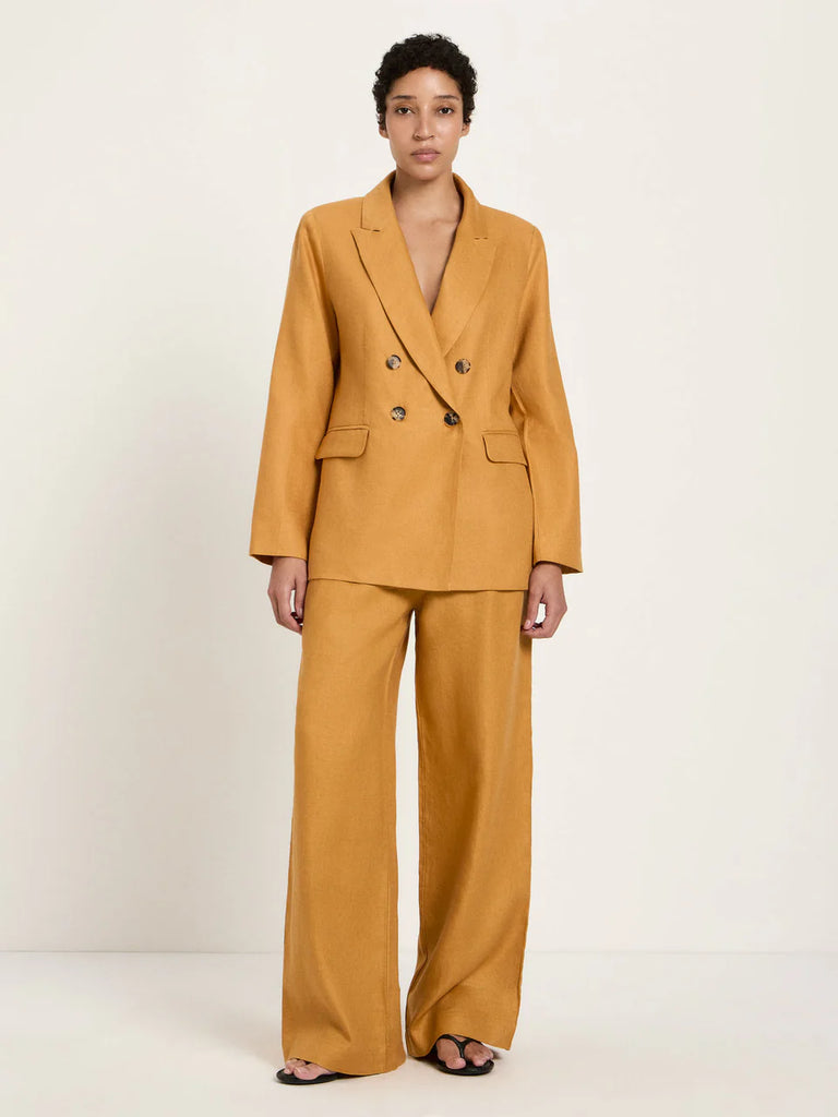 LANIUS BLAZER GOTS Dark Honey