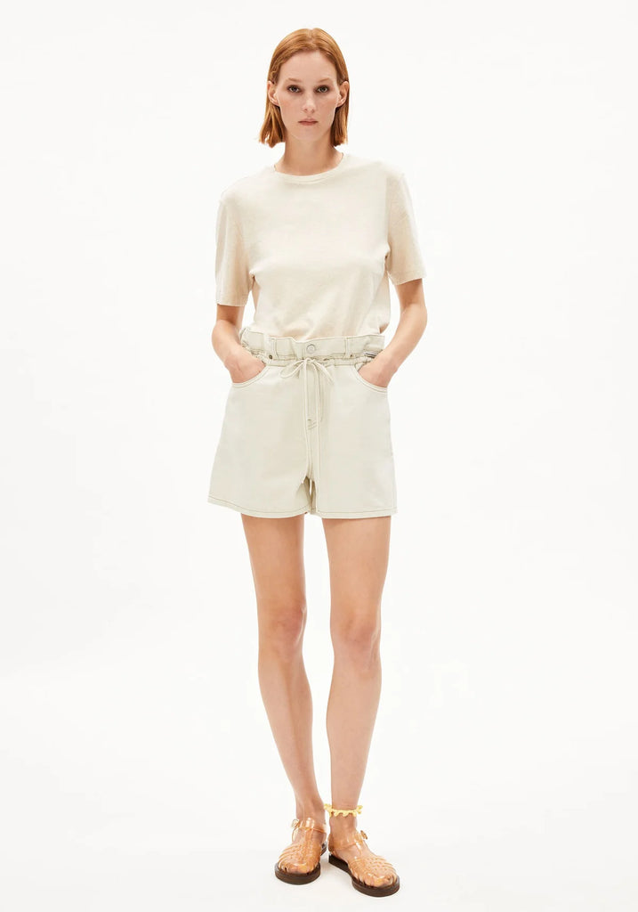 ARMEDANGELS LUALAA LINEN BLEND T-SHIRT Undyed