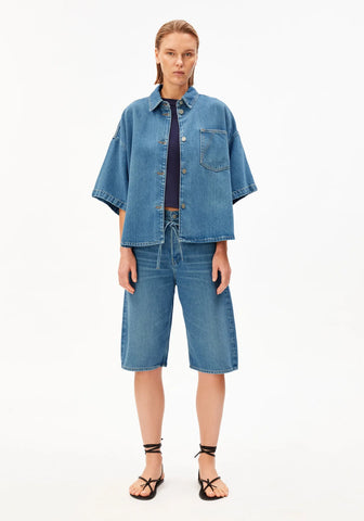ARMEDANGELS S SLV DENIM OVERSHIRT Laguna