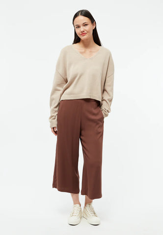 GIVN BERLIN Culotte GBANNA aus LENZING™ ECOVERO™ - Chocolate Brown