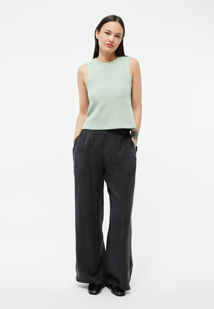 GIVN BERLIN Hose GBMARLA relaxed aus TENCEL™ mit Peach-Effekt - Black (Tencel)