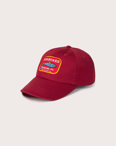THINKING MU SARDINES DARK RED CHRIS CAP