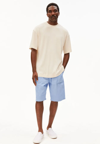 ARMEDANGELS MAARKOS WAFFLE T-SHIRT Pure