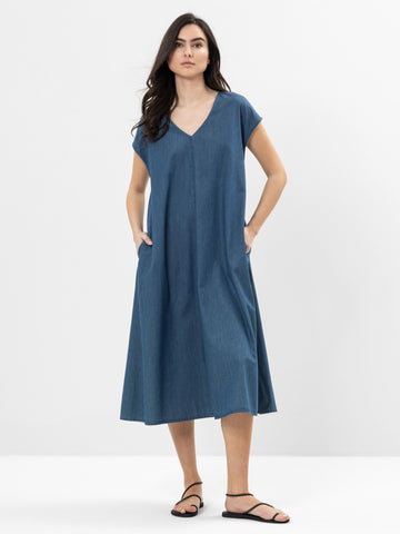 HERRLICHER WILLA DRESS DENIM LIGHT Dark