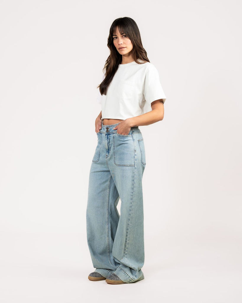 KUYICHI FARRAH WORKER Steel Blue