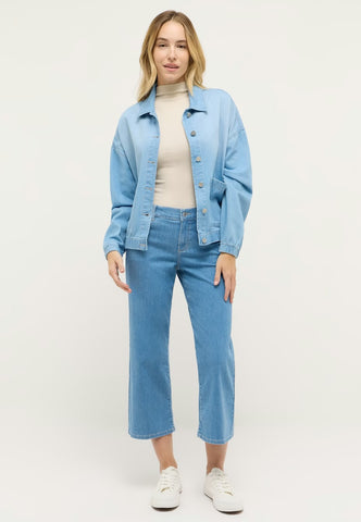 ANGELS JEANS BLOUSON BOXY Bleached Blue Used
