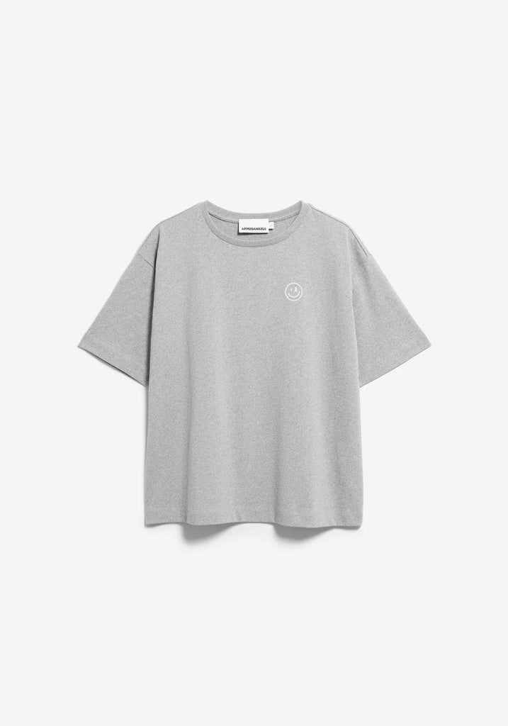 ARMEDANGELS GIANNAA DIFFERENCE T-SHIRT Silver Melange