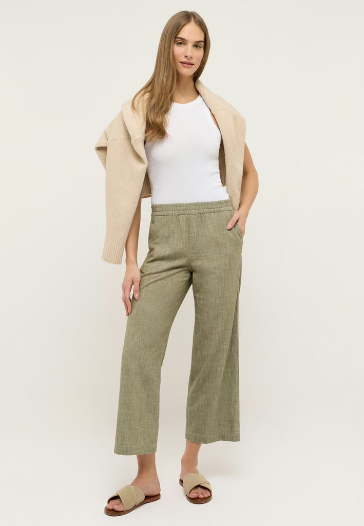 ANGELS JEANS LINN JUMP (LEINENOPTIK) Light Khaki