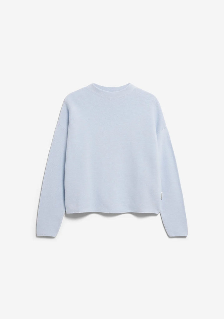 ARMEDANGELS MERINAA LINKS LINKS SWEATER Mistblue