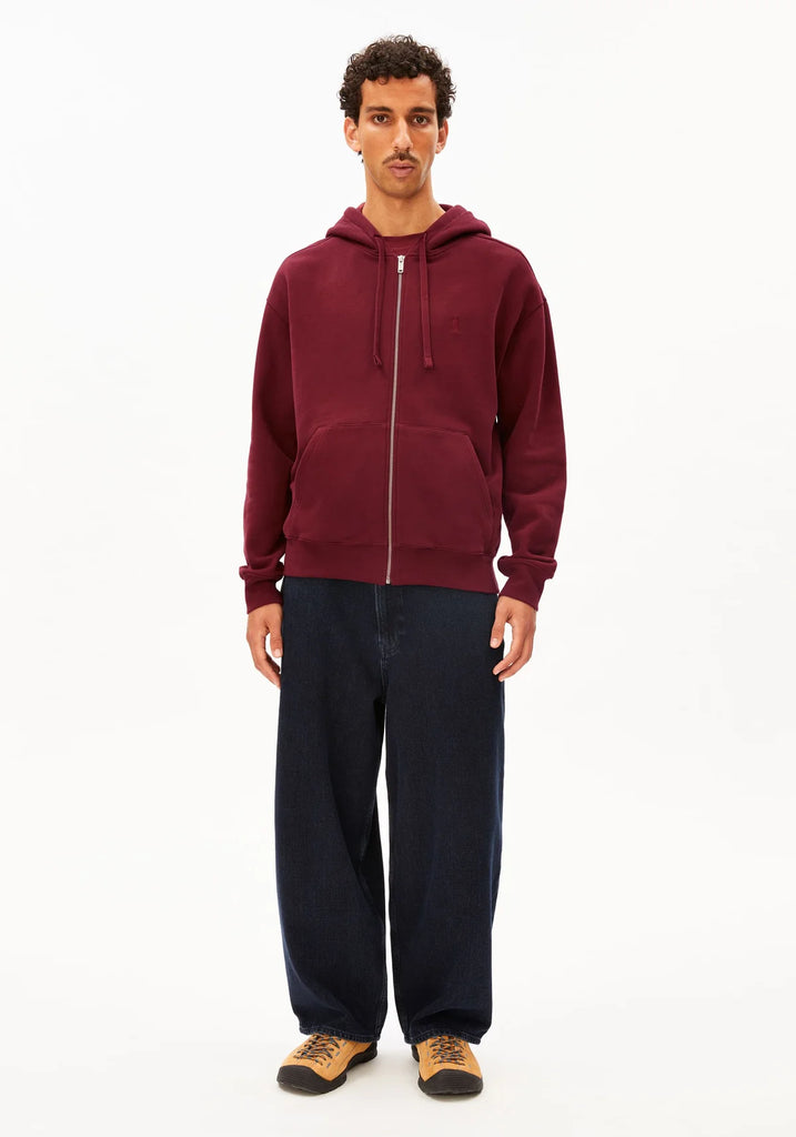 ARMEDANGELS SAROMIAAN SWEATJACKET Velvet Red