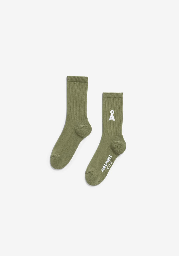 ARMEDANGELS SAAMUS BOLD SOCKS Fatigue Green