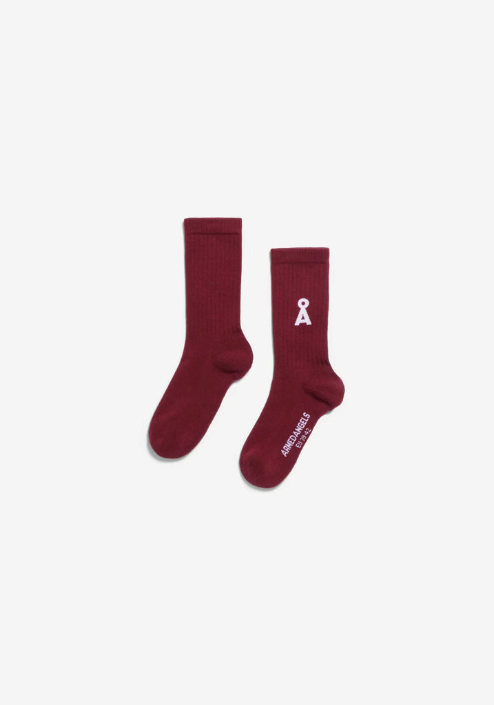 ARMEDANGELS SAAMUS BOLD SOCKS Velvet Red
