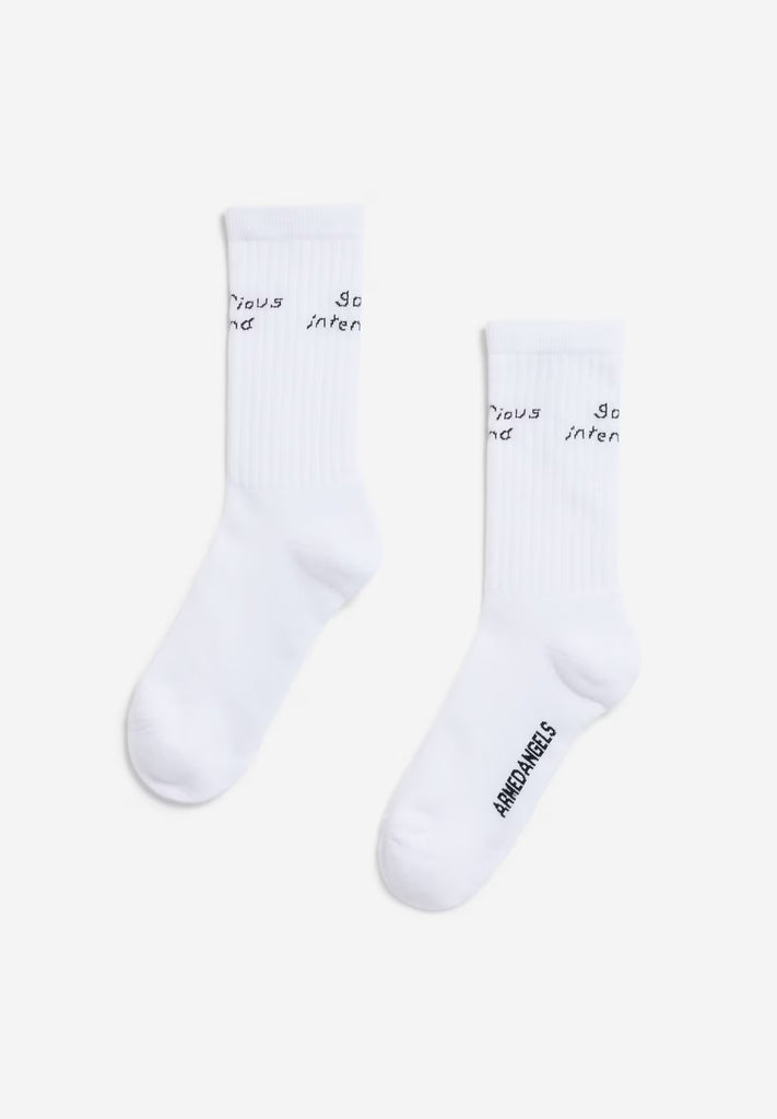 Armedangels Socken Saamus Intentions White