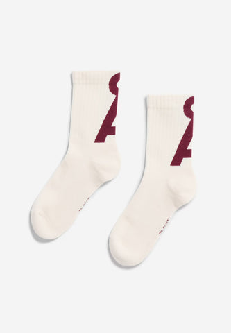 Armedangels Socken Saamus Short Oatmilk-cranberry Juice