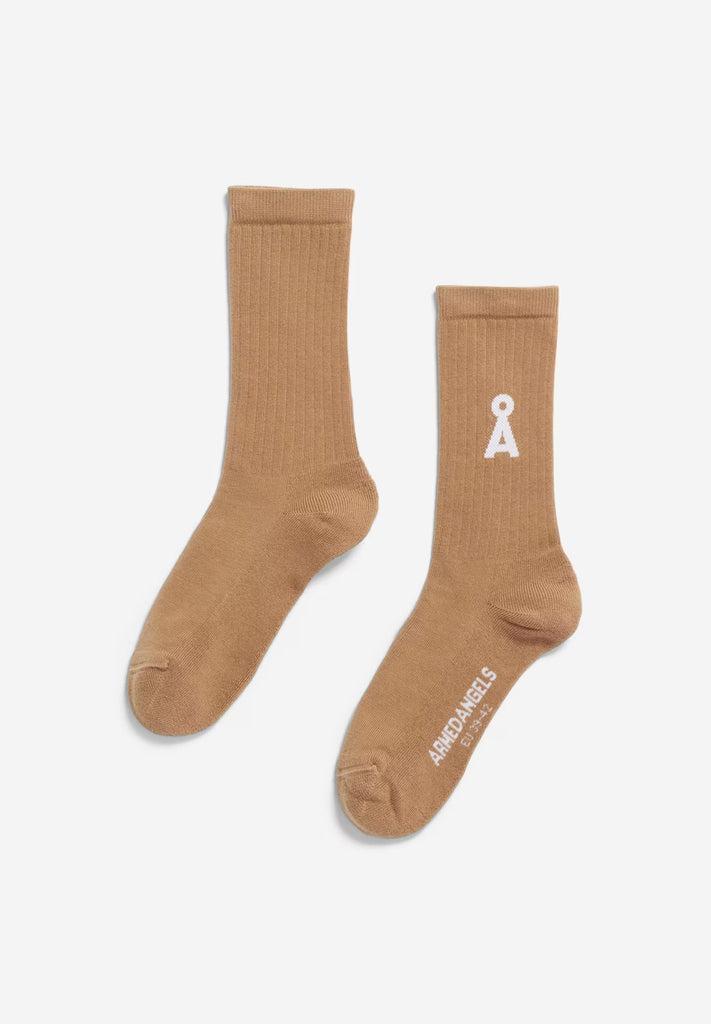 Armedangels Socken SAAMUS BOLD Pale Umber