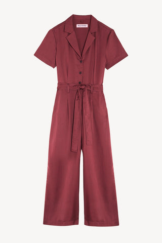 KINGS OF INDIGO LEONOR JUMPSUIT Ruby Wine