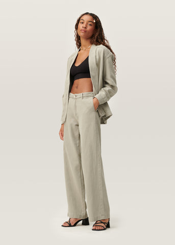 DAWN DENIM ANIKO SOFT HEMP - KIMONO JACKET Rock Olive
