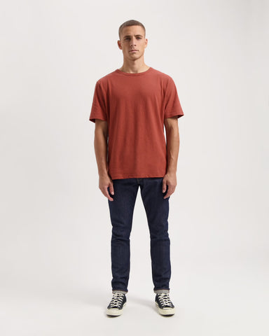 KUYICHI LIAM COTTON HEMP T-SHIRT Terra