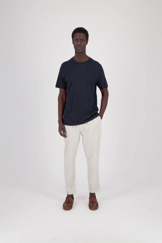 COLOURS & SONS T-SHIRT-LINEN Anthracite