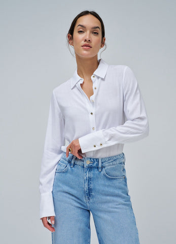 SALSA LINEN SHIRT Light Pearl