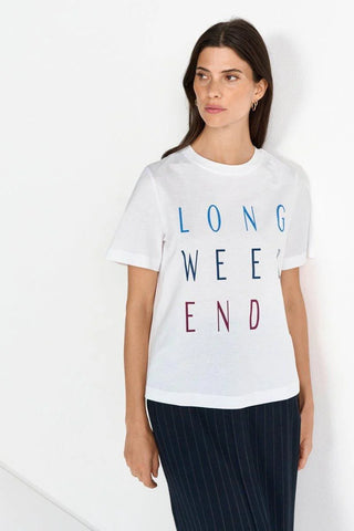 RICH&ROYAL T-SHIRT LONG WEEK END White