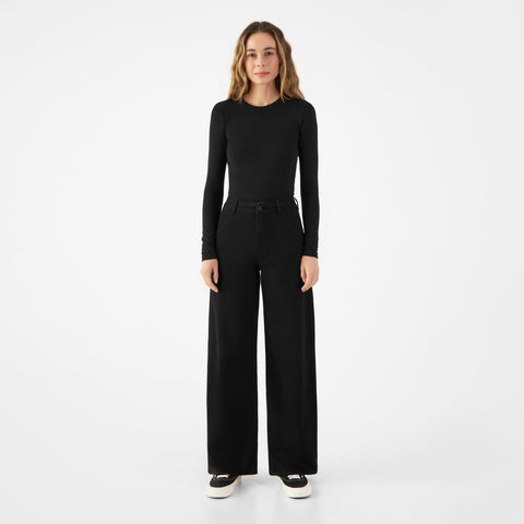 DAWN DENIM BLINK WIDE BARREL SOFT DENIM Stay Black