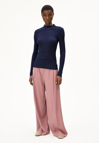 ARMEDANGELS ALAANIA KNIT SWEATER Tinted Navy