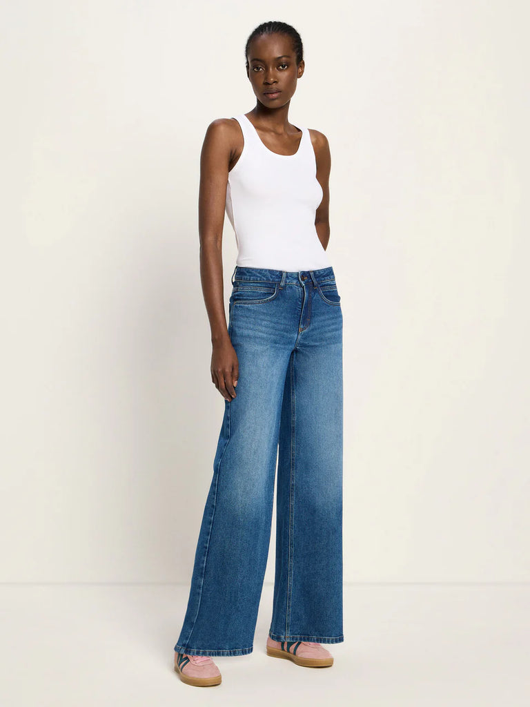 LANIUS MARLENEJEANS OCS Mid Blue Denim