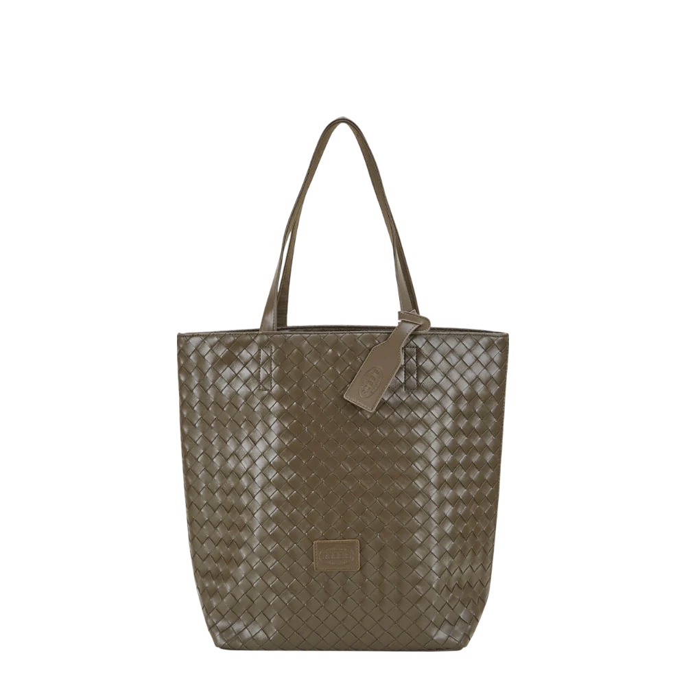 ROSSIS EMILY LAPTOP FAKE BRAIDED Olive