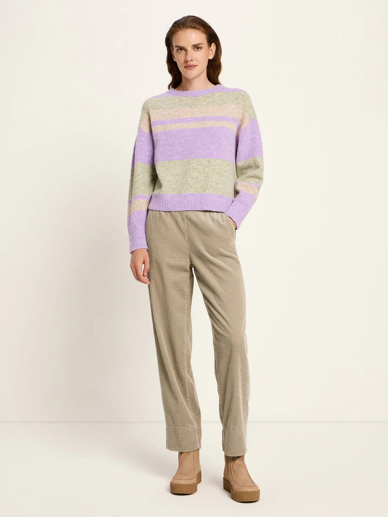 LANIUS STREIFENPULLOVER Lupine Melange/ Multicolour