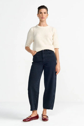 RICH&ROYAL DENIM IM BARREL FIT Midnight Blue