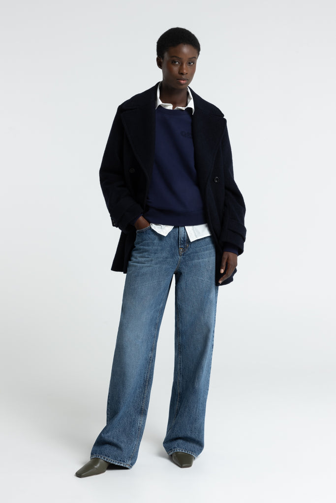 KINGS OF INDIGO TAJIMA Peacoat