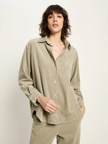 LANIUS Kord Hemd Dark Stone