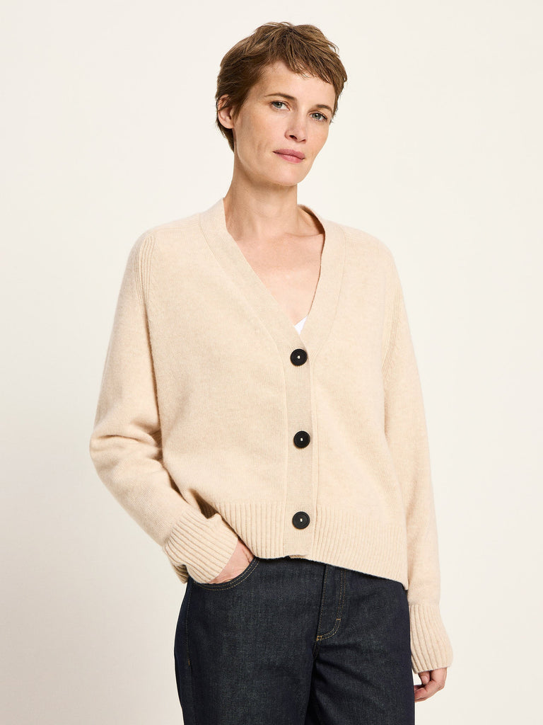 LANIUS Strickjacke Sahara Melange