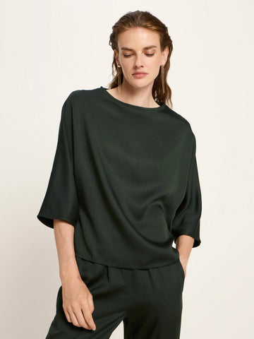 LANIUS 3/4 Arm Bluse Forest