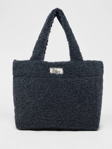 LANIUS Wattierte Teddy Tasche Onyx