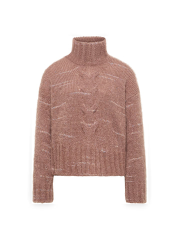 LANIUS PULLOVER MIT ZOPFSTRICK Cappuccino