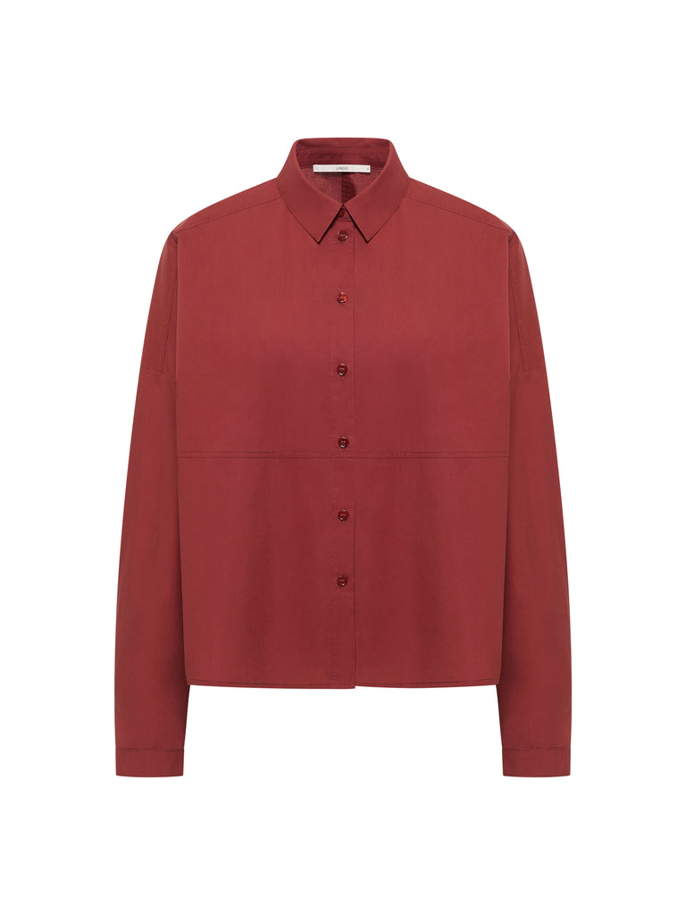 LANIUS HEMDBLUSE Red Mahagony